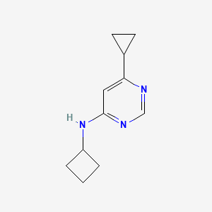 N-cyclobutyl-6-cyclopropylpyrimidin-4-amine