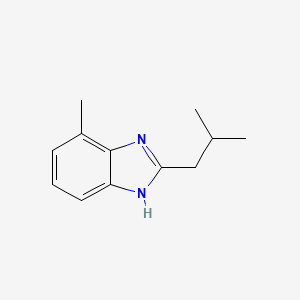 2-isobutyl-4-methyl-1H-benzo[d]imidazole