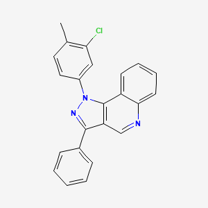 1-(3-chloro-4-methylphenyl)-3-phenyl-1H-pyrazolo[4,3-c]quinoline