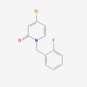4-Bromo-1-(2-fluorobenzyl)pyridin-2(1H)-one