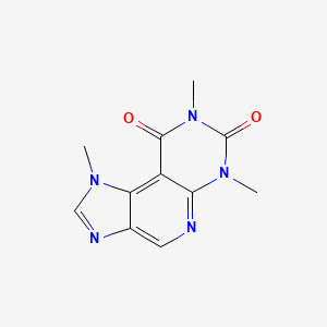 1,6,8-trimethyl-1H-imidazo[4',5':4,5]pyrido[2,3-d]pyrimidine-7,9(6H,8H)-dione