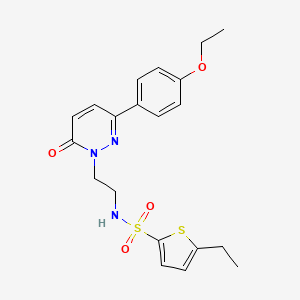 N-(2-(3-(4-ethoxyphenyl)-6-oxopyridazin-1(6H)-yl)ethyl)-5-ethylthiophene-2-sulfonamide