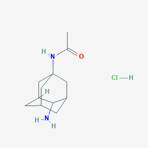 molecular formula C12H21ClN2O B2509092 N-(4-Amino-1-adamantyl)acetamide hydrochloride CAS No. 950858-79-4