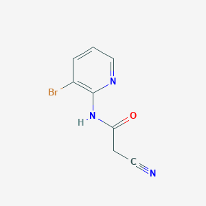 molecular formula C8H6BrN3O B2509100 N-(3-bromopyridin-2-yl)-2-cyanoacetamide CAS No. 1507694-97-4
