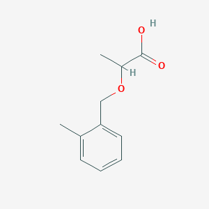 2-[(2-Methylphenyl)methoxy]propanoic acid