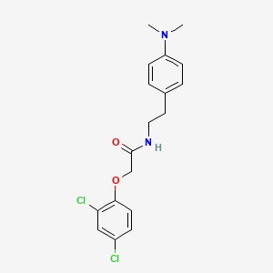 2-(2,4-dichlorophenoxy)-N-(4-(dimethylamino)phenethyl)acetamide