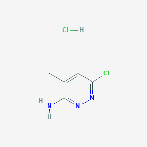 6-Chloro-4-methylpyridazin-3-amine;hydrochloride