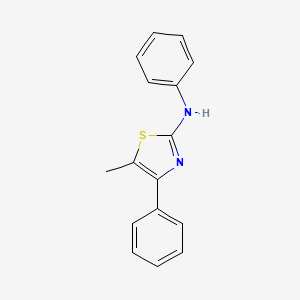 5-methyl-N,4-diphenyl-2-Thiazolamine