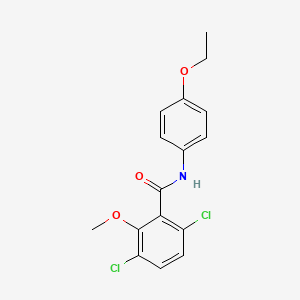 3,6-dichloro-N-(4-ethoxyphenyl)-2-methoxybenzamide