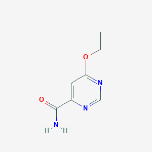 molecular formula C7H9N3O2 B2509157 6-Ethoxypyrimidine-4-carboxamide CAS No. 2034367-80-9