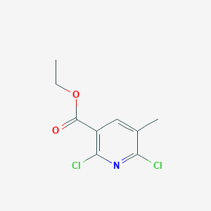 molecular formula C9H9Cl2NO2 B2509187 Ethyl 2,6-dichloro-5-methylpyridine-3-carboxylate CAS No. 137520-86-6
