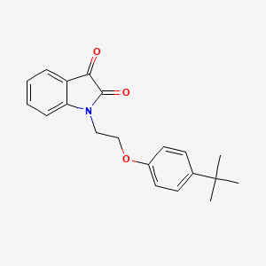 1-[2-(4-Tert-butylphenoxy)ethyl]indole-2,3-dione