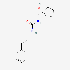 1-((1-Hydroxycyclopentyl)methyl)-3-(3-phenylpropyl)urea