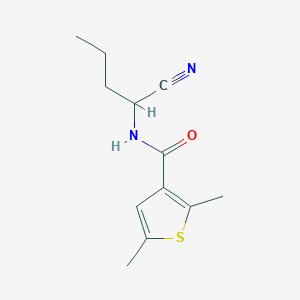 molecular formula C12H16N2OS B2509284 N-(1-cyanobutyl)-2,5-dimethylthiophene-3-carboxamide CAS No. 1427961-61-2