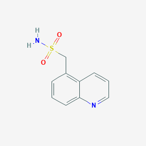 molecular formula C10H10N2O2S B2509285 (Quinolin-5-yl)methanesulfonamide CAS No. 1566333-08-1