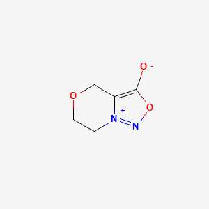 6,7-Dihydro-4H-[1,2,3]oxadiazolo[4,3-c][1,4]oxazin-8-ium-3-olate