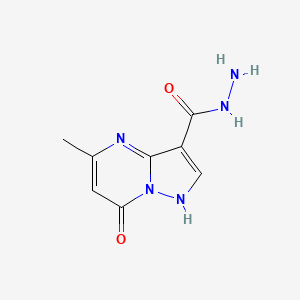5-Methyl-7-oxo-4,7-dihydropyrazolo[1,5-a]pyrimidine-3-carbohydrazide