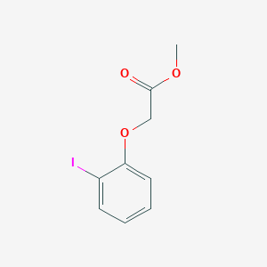 molecular formula C9H9IO3 B2509425 Acetic acid, 2-(2-iodophenoxy)-, methyl ester CAS No. 186395-08-4