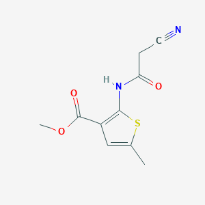 Methyl 2-[(cyanoacetyl)amino]-5-methylthiophene-3-carboxylate