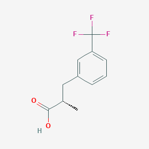 (2S)-2-Methyl-3-[3-(trifluoromethyl)phenyl]propanoic acid