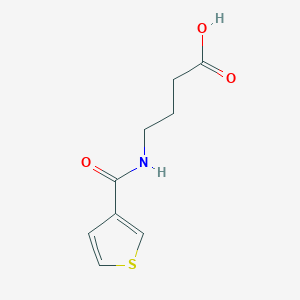 4-(Thiophen-3-ylformamido)butanoic acid