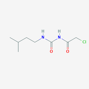 molecular formula C8H15ClN2O2 B2509500 3-(2-Chloroacetyl)-1-(3-methylbutyl)urea CAS No. 737812-84-9