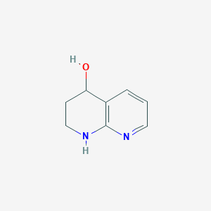 molecular formula C8H10N2O B2509539 1,2,3,4-Tetrahydro-1,8-naphthyridin-4-OL CAS No. 1379218-50-4