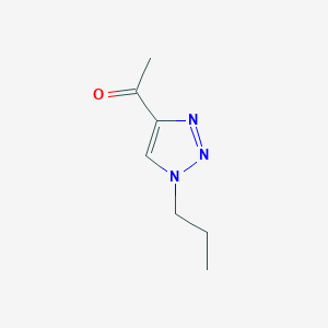 molecular formula C7H11N3O B2509545 1-(1-propyl-1H-1,2,3-triazol-4-yl)ethan-1-one CAS No. 1849227-01-5