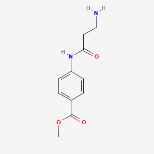 molecular formula C11H14N2O3 B2509594 Methyl 4-(beta-alanylamino)benzoate CAS No. 1179366-34-7