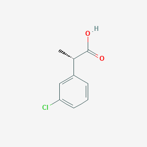 molecular formula C9H9ClO2 B2509604 (2S)-2-(3-chlorophenyl)propanoic Acid CAS No. 172754-52-8