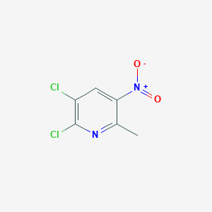 molecular formula C6H4Cl2N2O2 B2509653 2,3-Dichloro-6-methyl-5-nitropyridine CAS No. 1936385-56-6