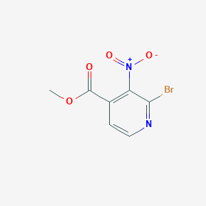 molecular formula C7H5BrN2O4 B2509673 Methyl 2-bromo-3-nitropyridine-4-carboxylate CAS No. 1379365-85-1