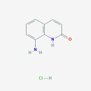 molecular formula C9H9ClN2O B2509713 8-Amino-1,2-dihydroquinolin-2-one hydrochloride CAS No. 1780304-03-1