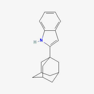 molecular formula C18H21N B2509718 2-(1-金刚烷基)-1H-吲哚 CAS No. 26845-72-7