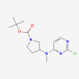 B2509776 tert-Butyl 3-((2-chloropyrimidin-4-yl)(methyl)amino)pyrrolidine-1-carboxylate CAS No. 1420983-23-8