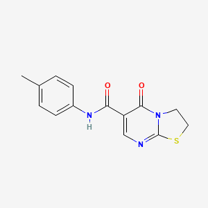 5-oxo-N-(p-tolyl)-3,5-dihydro-2H-thiazolo[3,2-a]pyrimidine-6-carboxamide