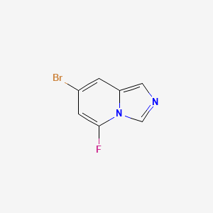 molecular formula C7H4BrFN2 B2509794 7-Bromo-5-fluoroimidazo[1,5-a]pyridine CAS No. 1427411-79-7