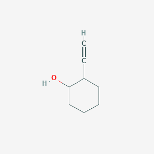 molecular formula C8H12O B2509798 2-Ethynylcyclohexan-1-ol CAS No. 5877-41-8