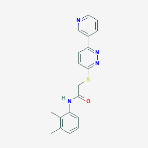 molecular formula C19H18N4OS B2509810 N-(2,3-二甲苯基)-2-(6-吡啶-3-基嘧啶-3-基)硫代乙酰胺 CAS No. 872701-56-9