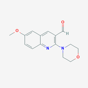 6-Methoxy-2-(morpholin-4-yl)quinoline-3-carbaldehyde