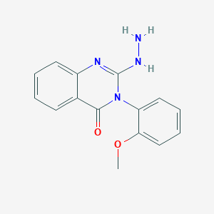 2-hydrazino-3-(2-methoxyphenyl)quinazolin-4(3H)-one