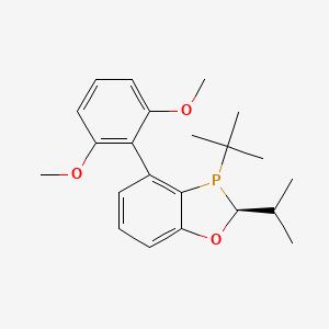 (2S,3S)-3-(Tert-butyl)-4-(2,6-dimethoxyphenyl)-2-isopropyl-2,3-dihydrobenzo[d][1,3]oxaphosphole