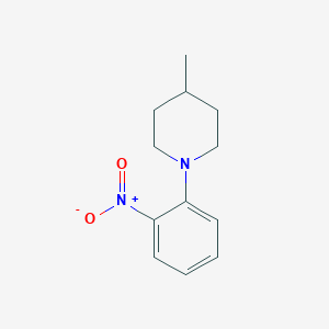 molecular formula C12H16N2O2 B2509896 4-甲基-1-(2-硝基苯基)哌啶 CAS No. 78019-78-0
