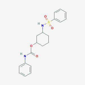 3-(Phenylsulfonamido)cyclohexyl phenylcarbamate