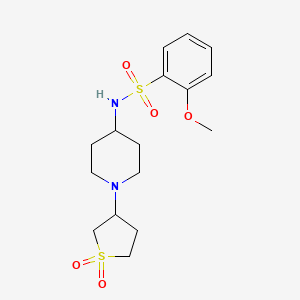 N-(1-(1,1-dioxidotetrahydrothiophen-3-yl)piperidin-4-yl)-2-methoxybenzenesulfonamide