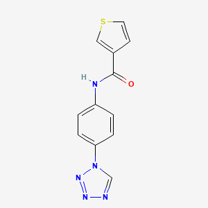 N-(4-(1H-tetrazol-1-yl)phenyl)thiophene-3-carboxamide