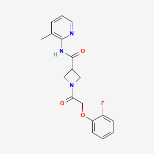 1-(2-(2-fluorophenoxy)acetyl)-N-(3-methylpyridin-2-yl)azetidine-3-carboxamide
