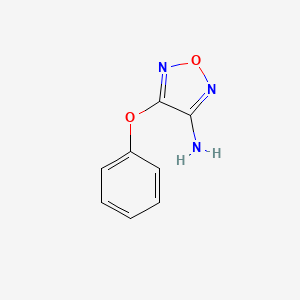 molecular formula C8H7N3O2 B2510007 4-苯氧基-1,2,5-噁二唑-3-胺 CAS No. 129282-34-4
