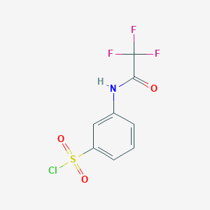 3-(Trifluoroacetamido)benzene-1-sulfonyl chloride