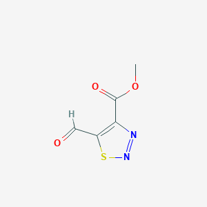 Methyl 5-formyl-1,2,3-thiadiazole-4-carboxylate